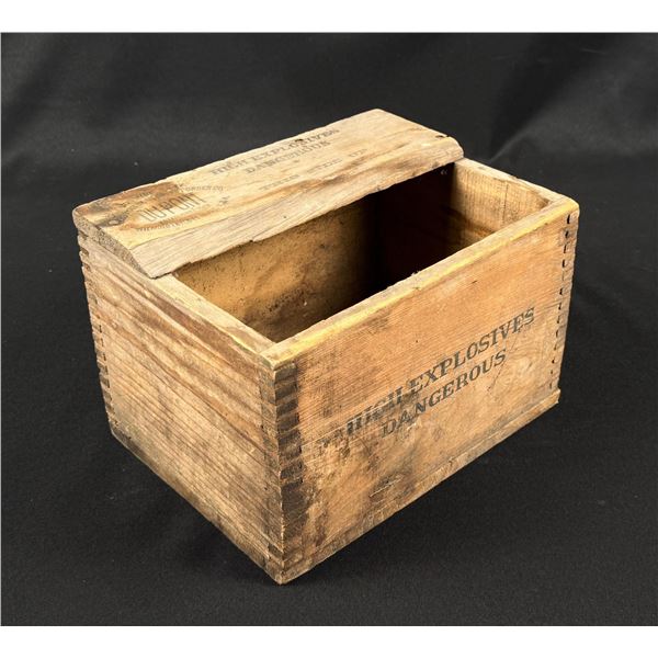 Butte Montana Explosives Dynamite Box