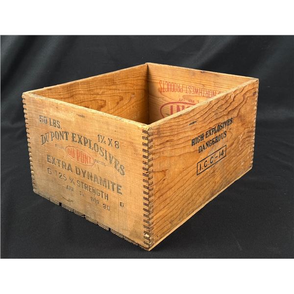 Butte Montana Explosives Dynamite Box