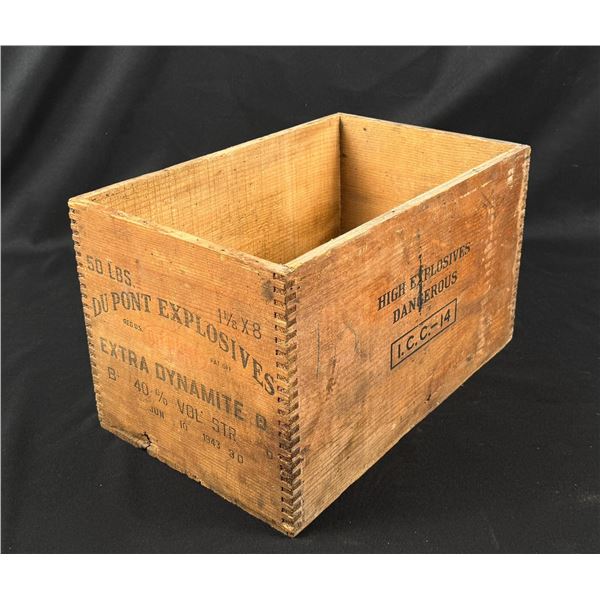 Butte Montana Explosives Dynamite Box