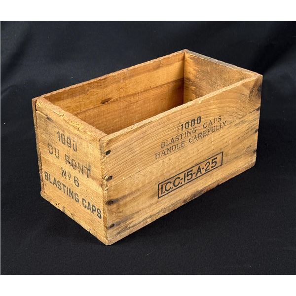 Butte Montana Explosives Blasting Caps Box