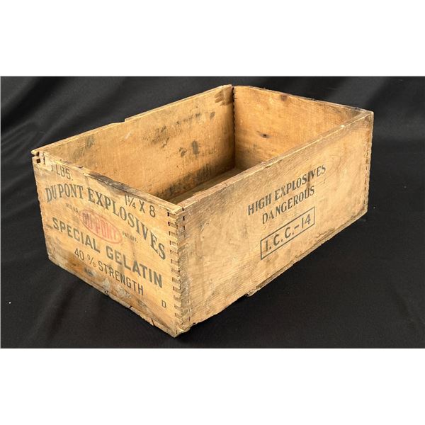 Butte Montana Explosives Dynamite Box