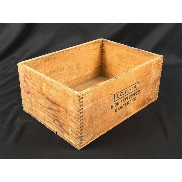 Butte Montana Explosives Dynamite Box