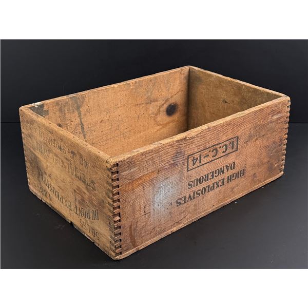 Butte Montana Explosives Dynamite Box