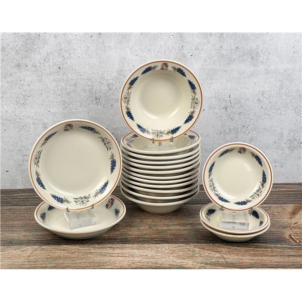 Hotel Finlen Butte Montana Dining China Bowls