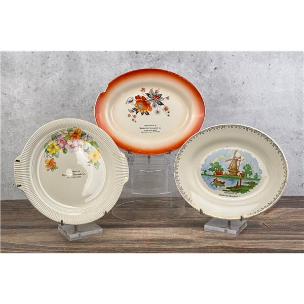 Meaderville Montana Mercantile Advertising Plates
