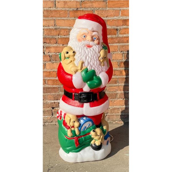 Vintage TPI Blowmold Christmas Santa Claus