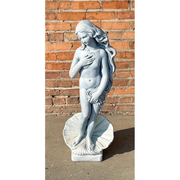 Chalkware Birth of Venus Garden Statue