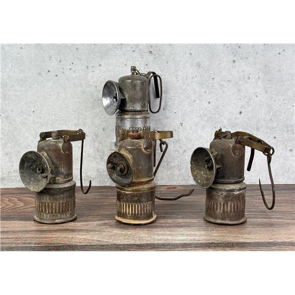 Butte Montana Dewar Miners Carbide Lamp Lanterns