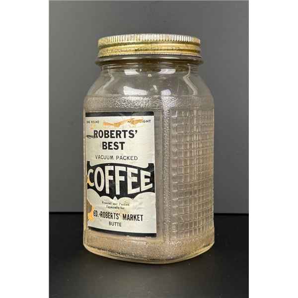 Roberts Best Coffee Jar Butte Montana