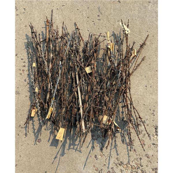 Large Collection of Antique Barbed Barb Wire