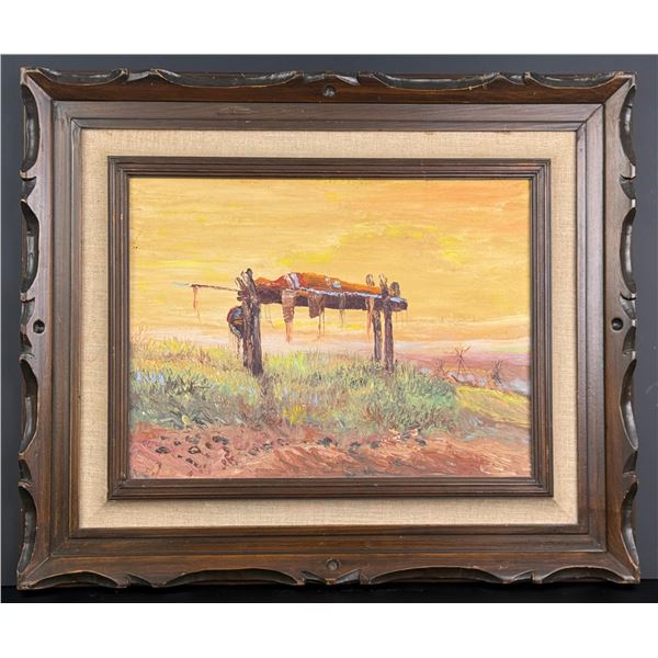 Tony Sandoval Burial Scene Painting