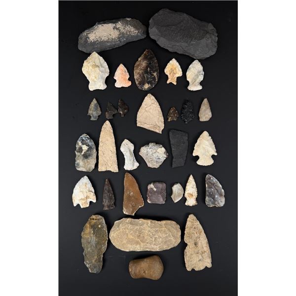 Ancient Native American Indian Arrowheads Points