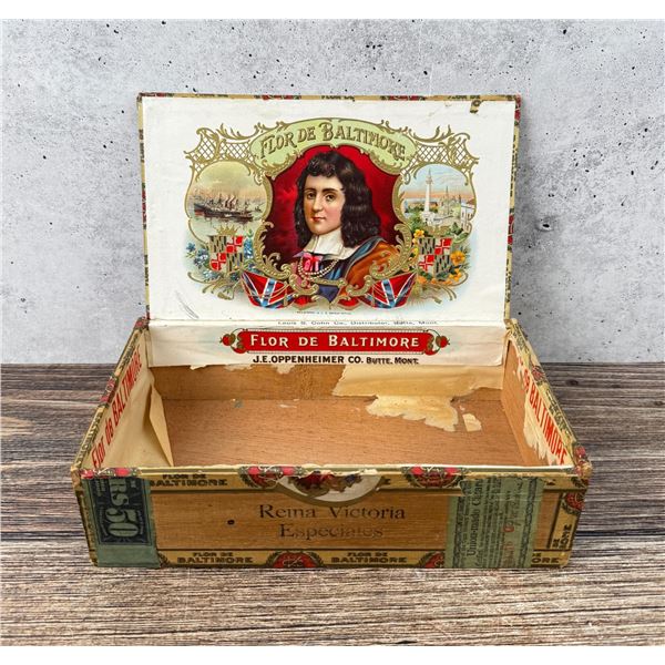 Oppenheimer Butte Montana Cigar Box