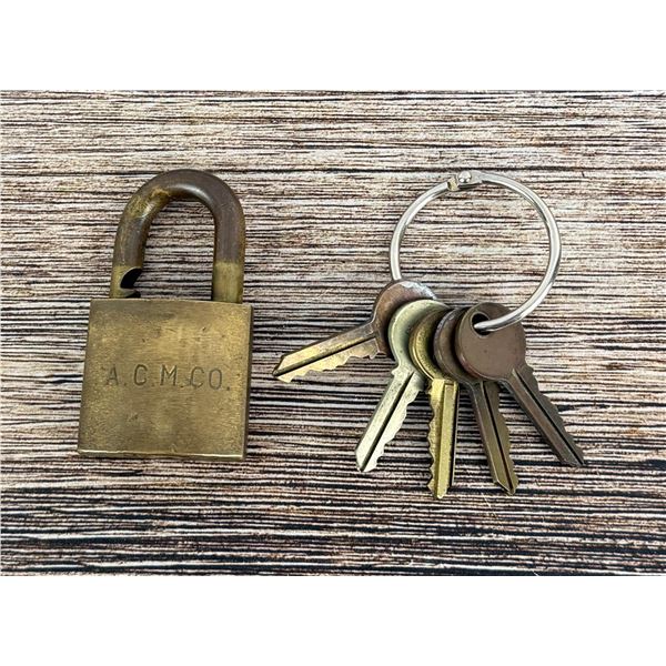Anaconda Montana Copper Mining Company Lock
