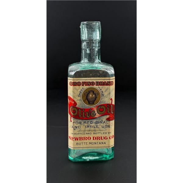 Butte Montana Oro Fino Olive Oil Bottle