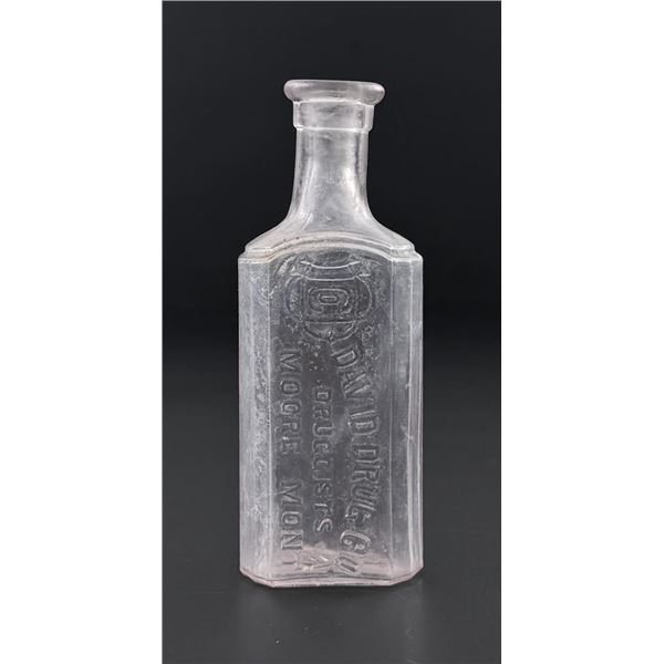 David Drug Moore Montana Pharmacy Drug Bottle