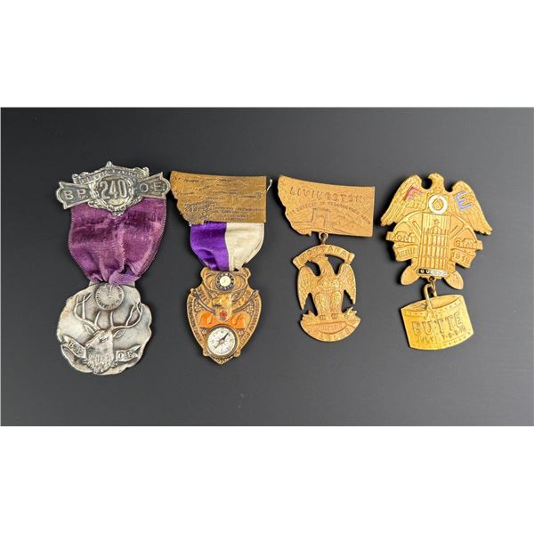Montana BPOE Elks FOE Eagles Medals