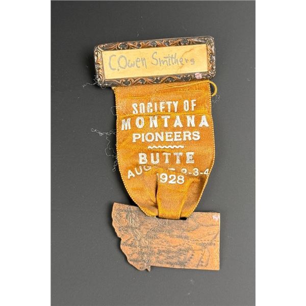 Charles Owen Smithers Montana Pioneer Medal