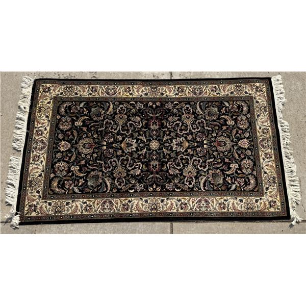 Isfahan Silk Persian Oriental Rug