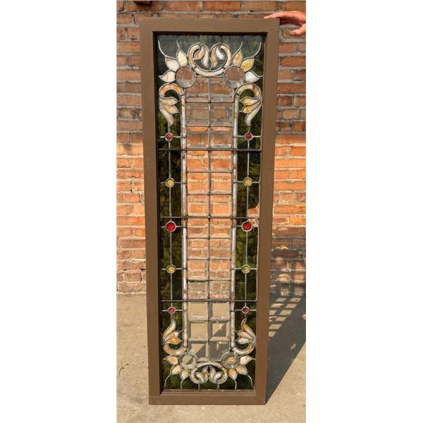 Antique Butte Montana Stained Glass Window