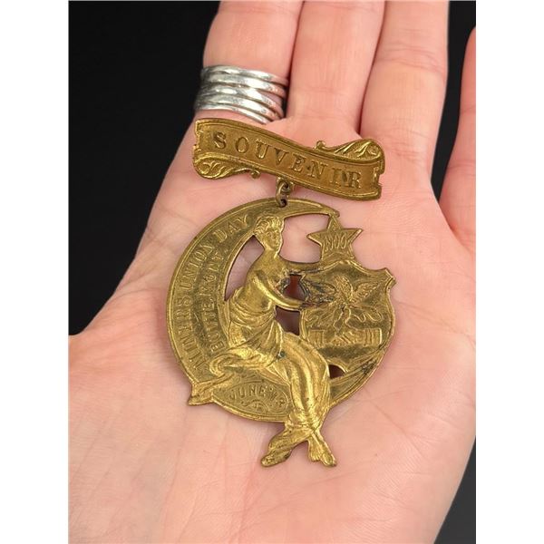 1900 Butte Montana Miners Union Day Badge