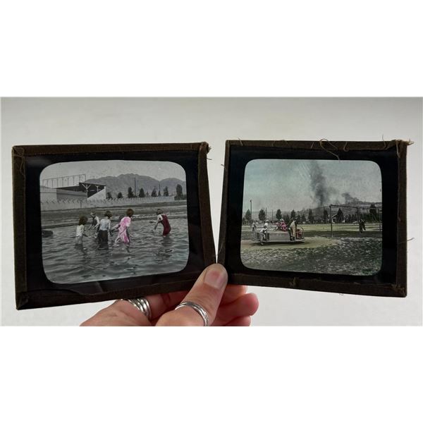 Butte Montana Columbia Gardens Lantern Slides