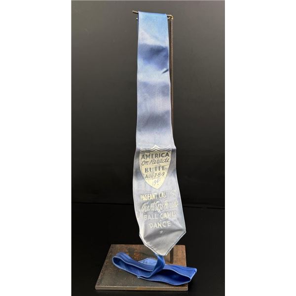 1941 America on Parade Butte Montana Tie