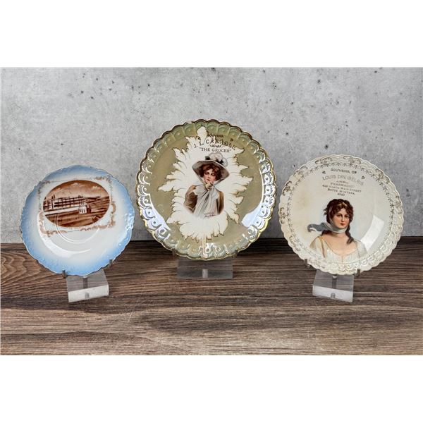 Butte Montana Advertising Portrait Plates