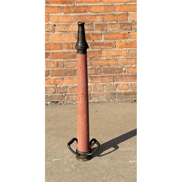 Butte Fire Dept US Rubber Co Brass Fire Nozzle