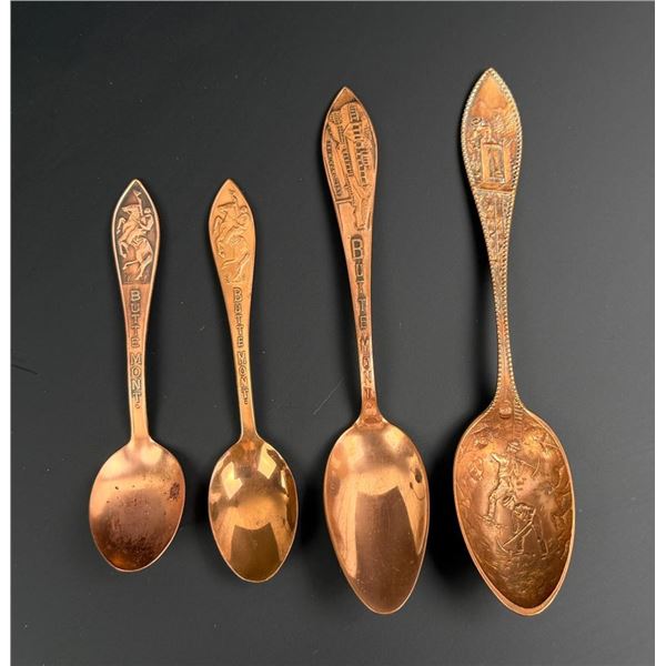 Butte Montana Copper Souvenir Spoons