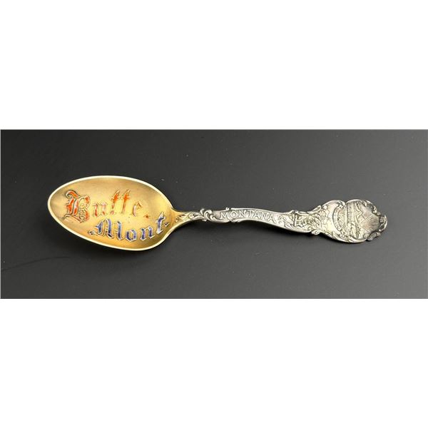 Sterling Silver Butte Montana Souvenir Spoon