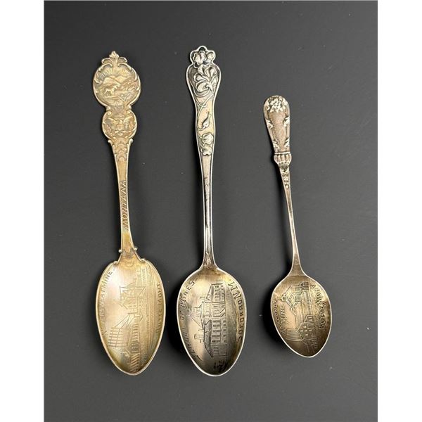 Sterling Silver Butte Montana Souvenir Spoons