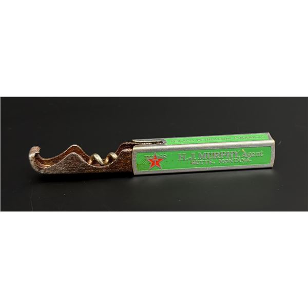 H.J. Murphy Butte Montana Texaco Bottle Opener