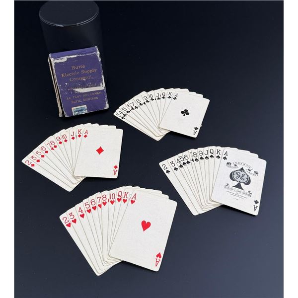 Maxfield Parrish Butte Montana Playing Cards