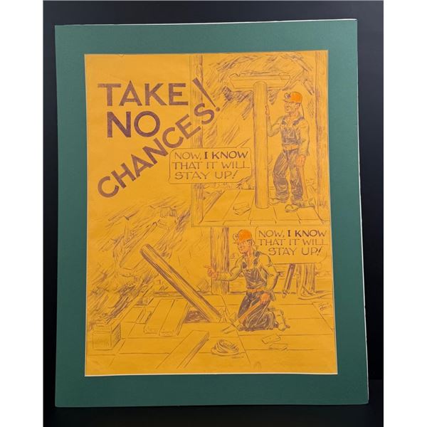 Anaconda Copper Butte Montana No Chances Poster