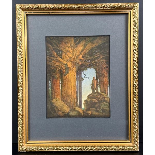 Maxfield Parrish Jason Talking Oak Print