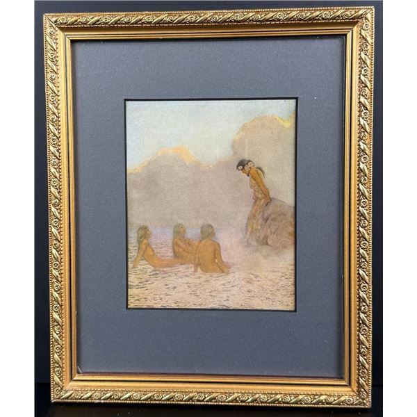 Maxfield Parrish Proserpina & the Sea Nymphs Print