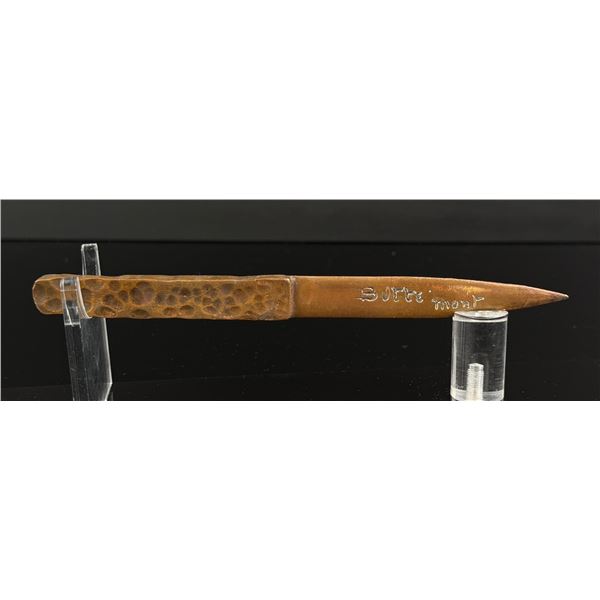 Butte Montana Copper Souvenir Letter Opener