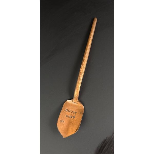 Butte Montana Copper Souvenir Shovel Spoon