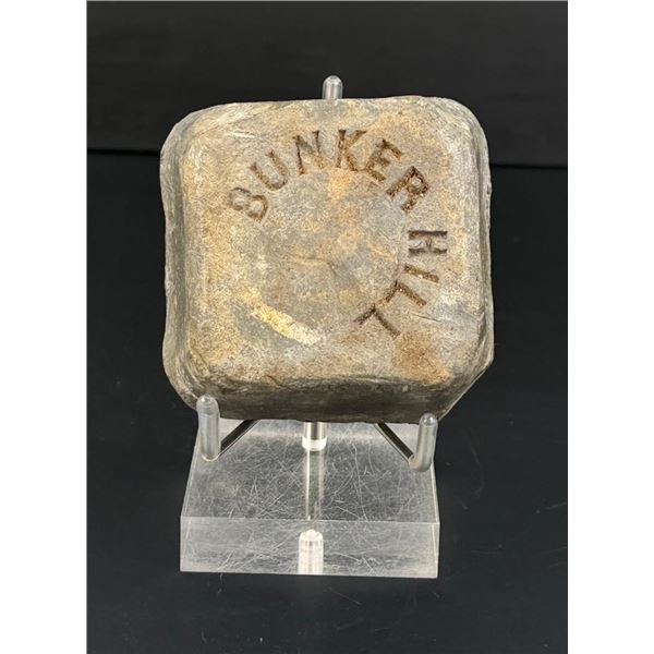 Bunker Hill Kellogg Idaho Lead Ingot
