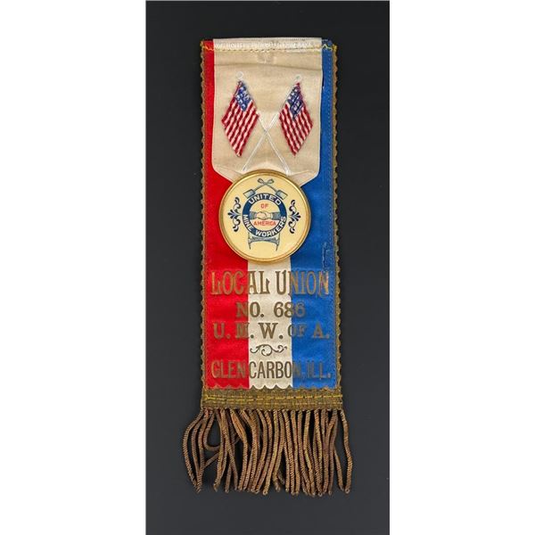 Glen Carbon Illinois United Mine Workers Ribbon