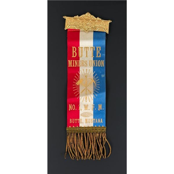 Butte Montana Miners Union No 1 Ribbon