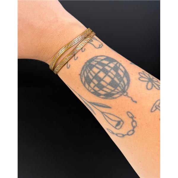 Sergio Lub California Brass Tri Colored Bracelet