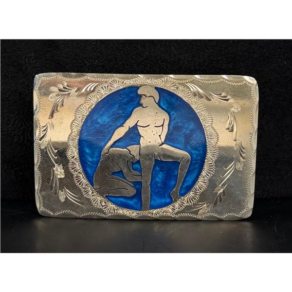 Gemini Zodiac German Silver Belt Buckle
