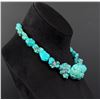 Image 3 : Southwest Turquoise Howlite Nugget Necklace