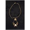 Image 1 : Victorian Iridescent Butterfly Filigree Necklace