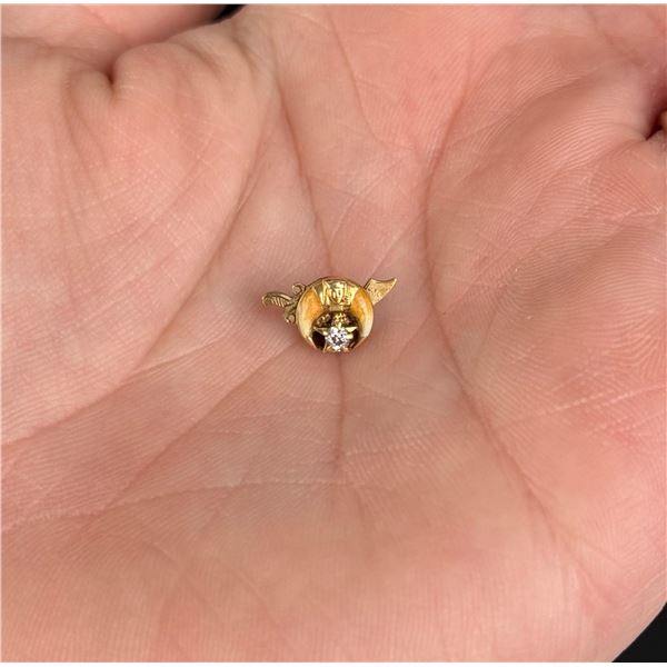 14K Gold Shriners Lapel Pin