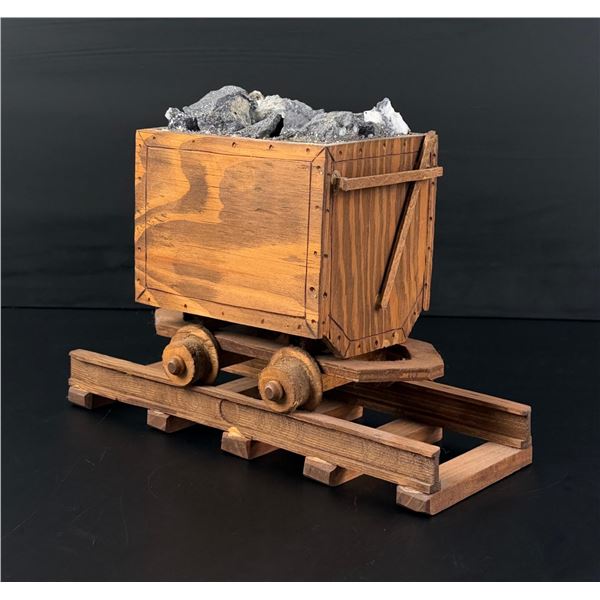 Butte Montana Folk Art Miniature Mining Ore Cart