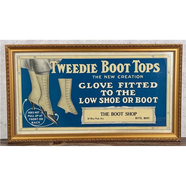 Butte Montana The Boot Shop Advertising Sign