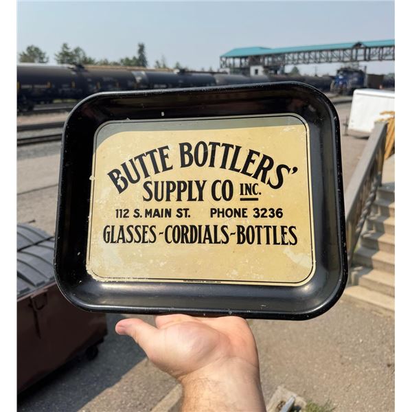 Butte Bottlers Supply Butte Montana Tray